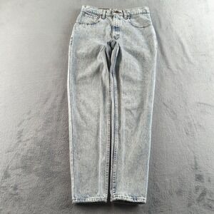 Vintage 90s Levis Jeans Fits 28x29 Blue Acid Wash Faded Tapered Denim High Rise